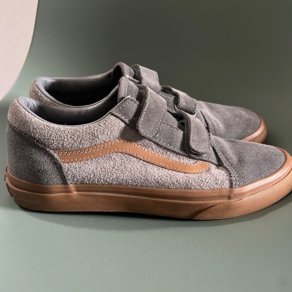 Vans Old Skool - Youth Velcro Gum Sole